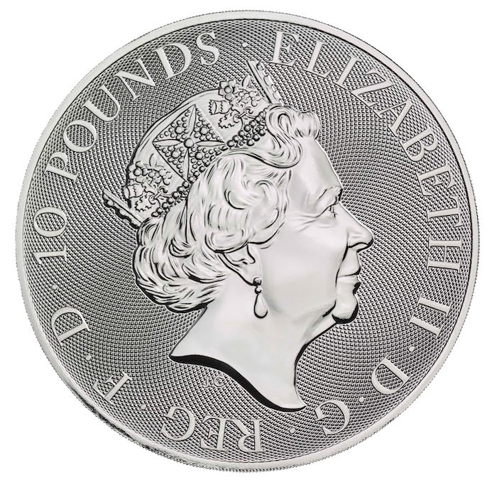 10 Pfund Queens Beast White Horse of Hannover 2021
