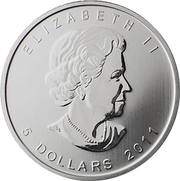 5 Dollar Kanda Wolf Silbermünze 2011