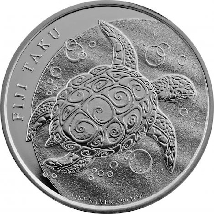 Vorderseite Fiji Taku 1 Unze Silbermünze 2011