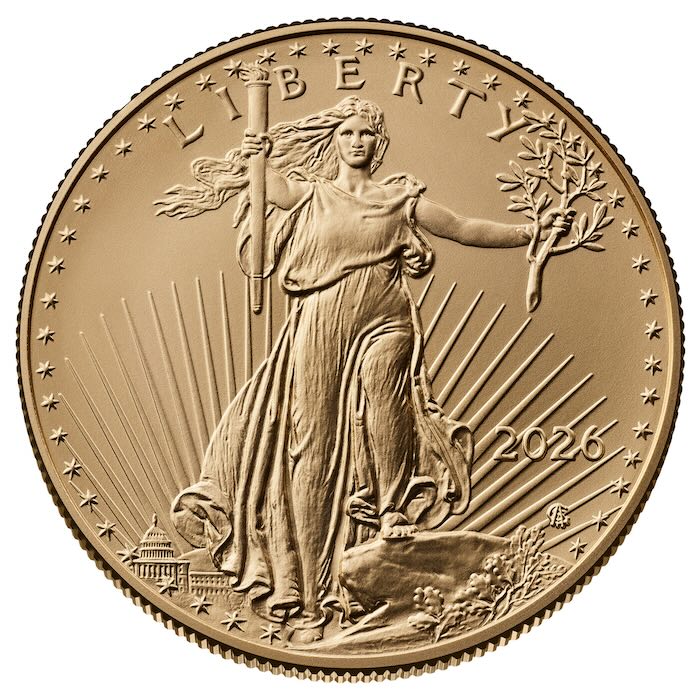 American Eagle 1 Oz Goldmünze kaufen und verkaufen 2026