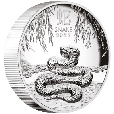 Lunar 3 -Schlange - 1 Oz Silber High Relief 2025*