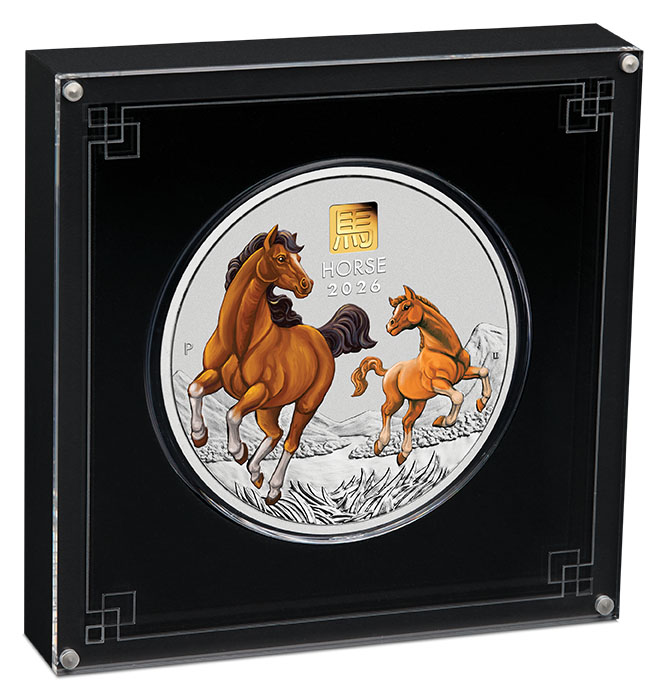 Lunar 3 Pferd Privy Mark 1 Kilogramm Sammlerbox 