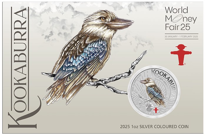 Kookaburra 1 Unze Silber Special WMF Blister 2025