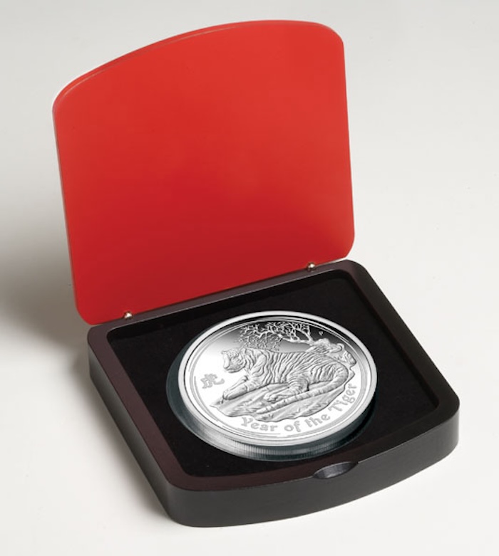 Lunar II Tiger 1 KG Silber Proof 2010 Sammlerbox