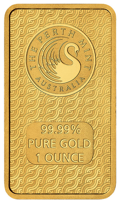 Rückseite Perth Mint Goldbarren