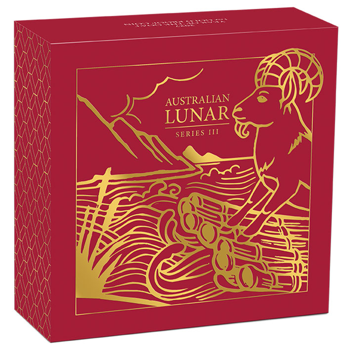 Lunar 3 Proof Verpackung 2027 1 OZ Gold