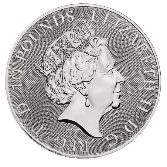 Royal Arms 10 Pfund Silber 2021