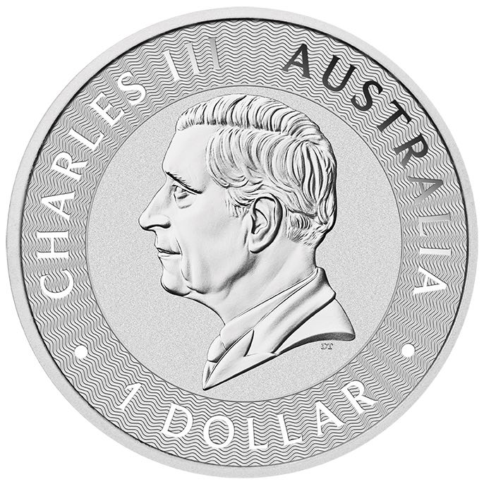1 Dollar Känguru 2025 Silbermünze der Perth Mint