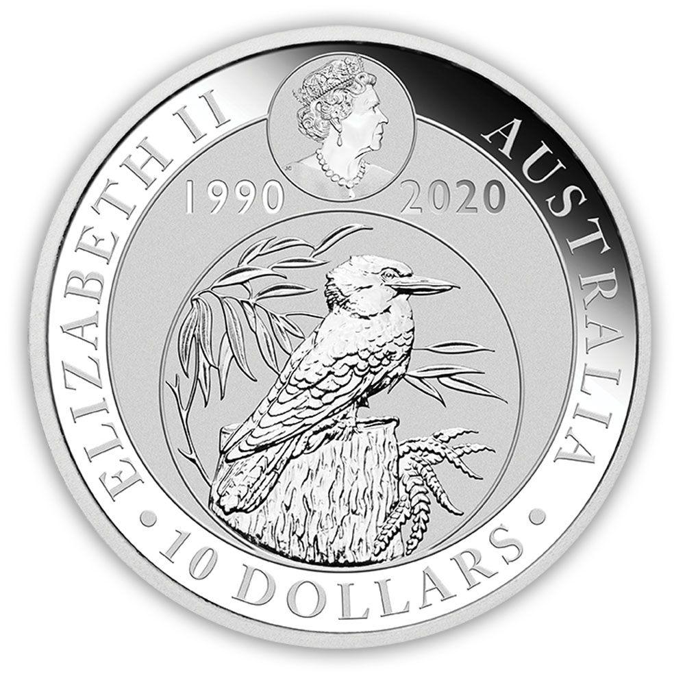 10 Dollar Kookbaurra 1990-2020
