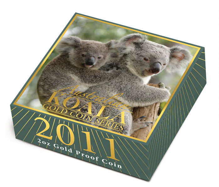 Umverpackung Koala 2 Oz Gold Proof 2011