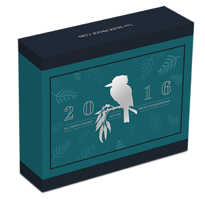Umverpackung Kookaburra 1 Oz Silber High Relief 2016
