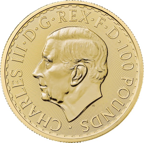 Britannia 100 Pfund Goldmünze Royal Mint