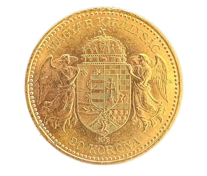 Ungarn 20 Korona Goldmünze