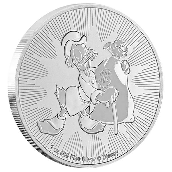Dagobert Duck 1 Oz Silber *