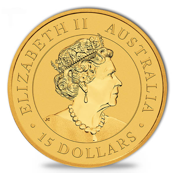 15 Dollar Känguru Goldmünze 2019