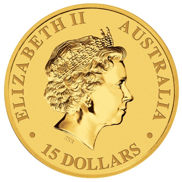 Australien Känguru 1/10 Unze Gold 2010 verkaufen Rückseite