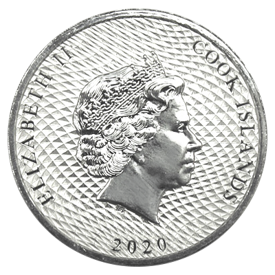 2 Dollar Cook Island Silbermünze verschiedene 