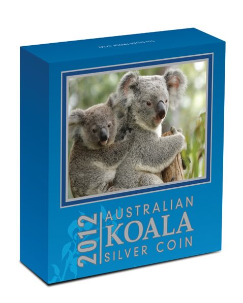 Koala 5 Oz Silber High Relief Umverpackung 2012