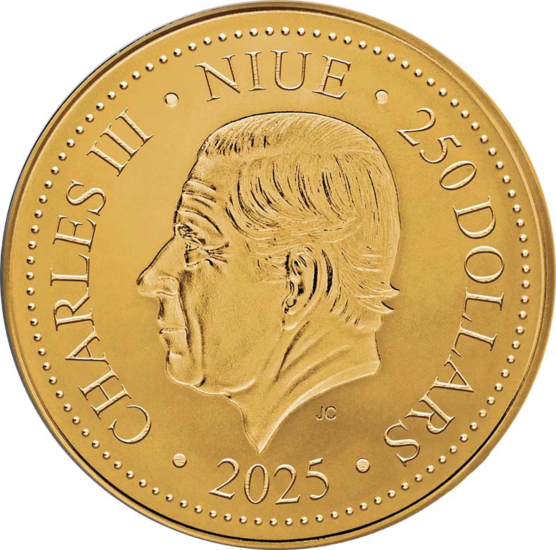 250 Dollar Niue Phoenix 1 Oz Gold 2025