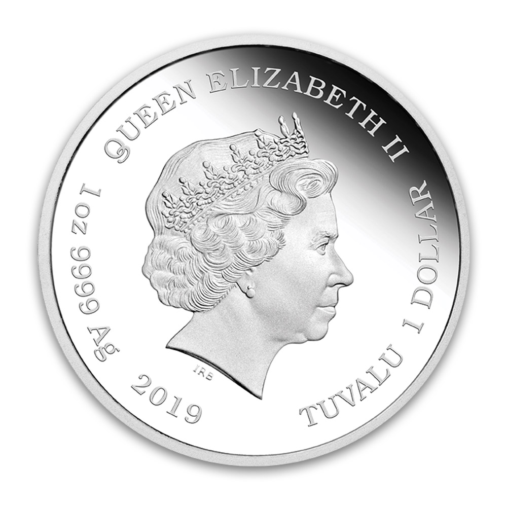 1 Tuvalu Dollar Silbermünze Marge Simpson