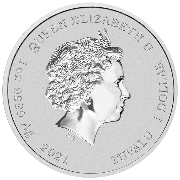 1 Dollar Marge und Maggie 1 Silbermünze 2021