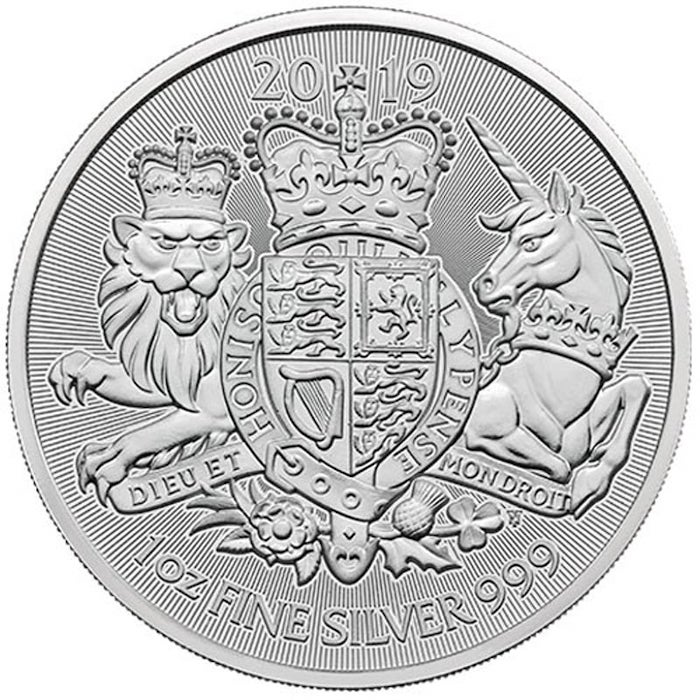 Royal Arms 1 Unze Silber verschiedene Jahrgänge
