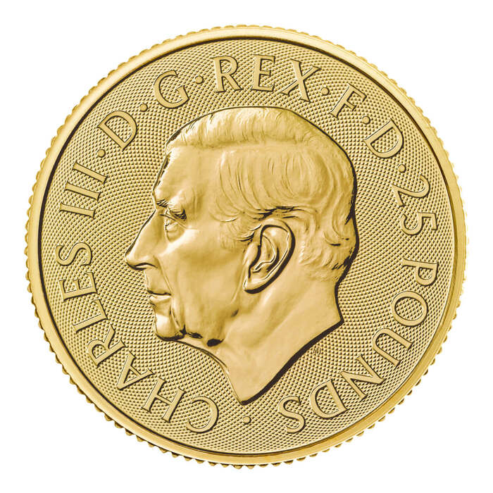 Unicorn Seymour 25 Pfund Goldmünze 2024