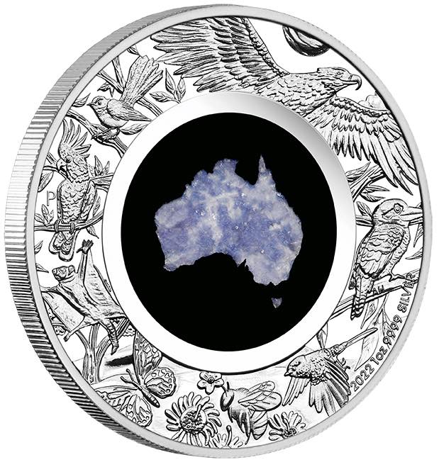 Great Southern Land - Lepidolite - 1 Oz Silber Proof 2022 +Box +COA*