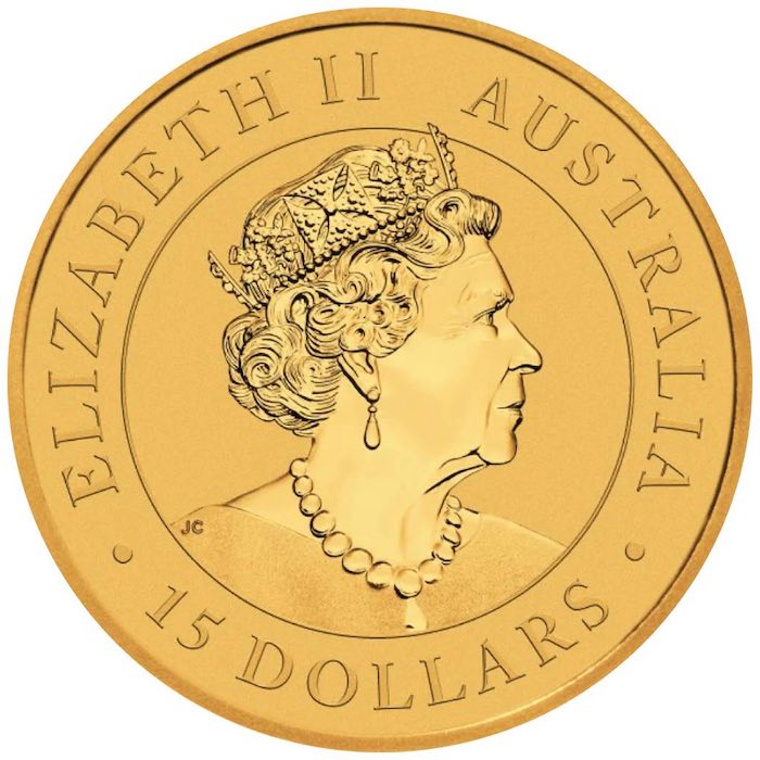 15 Dollar Kookaburra 1/10 Oz Gold 2023