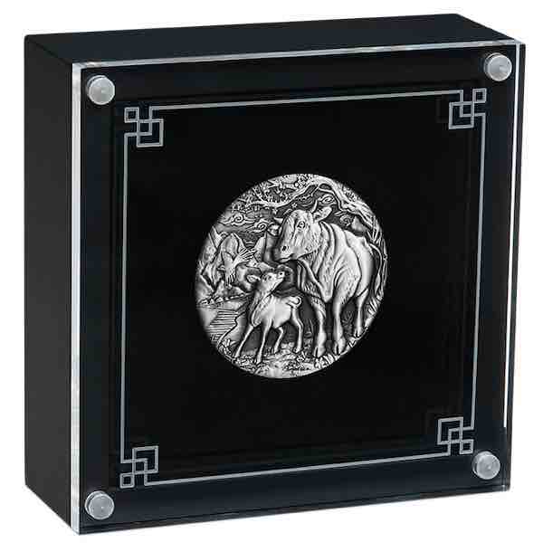 Sammlerbox Lunar Antik 2 Unzen Silber 2021