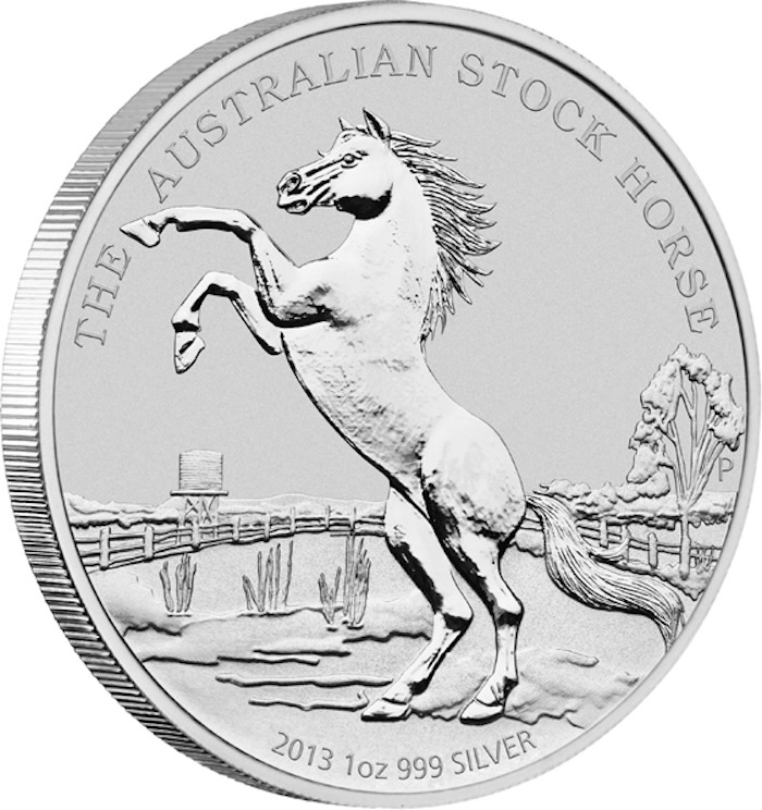 Stock Horse 1 Oz Silbermünze 2013 kaufen und verkaufen