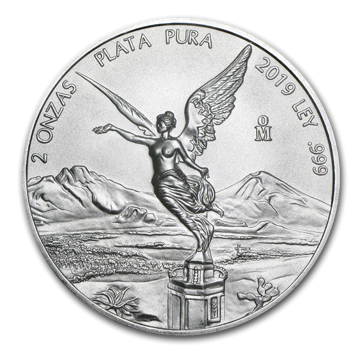 Mexico Libertad 2 Unzen Silber Siegesgöttin Victoria