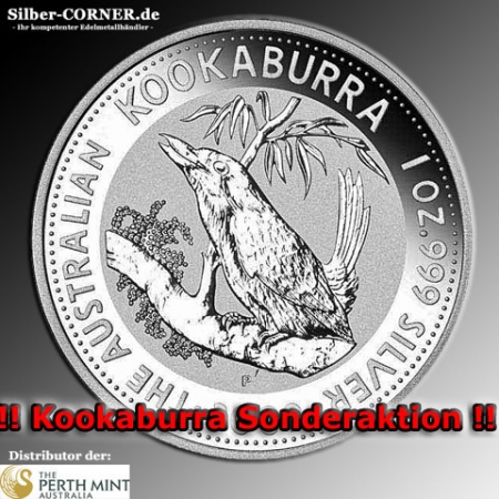 Kookaburra 2 oz silber 1992