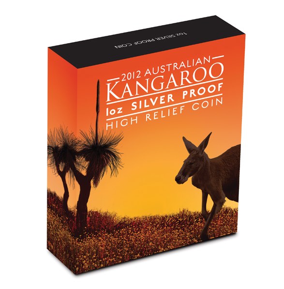 Umverpackung Silber High Relief 2012 Silber