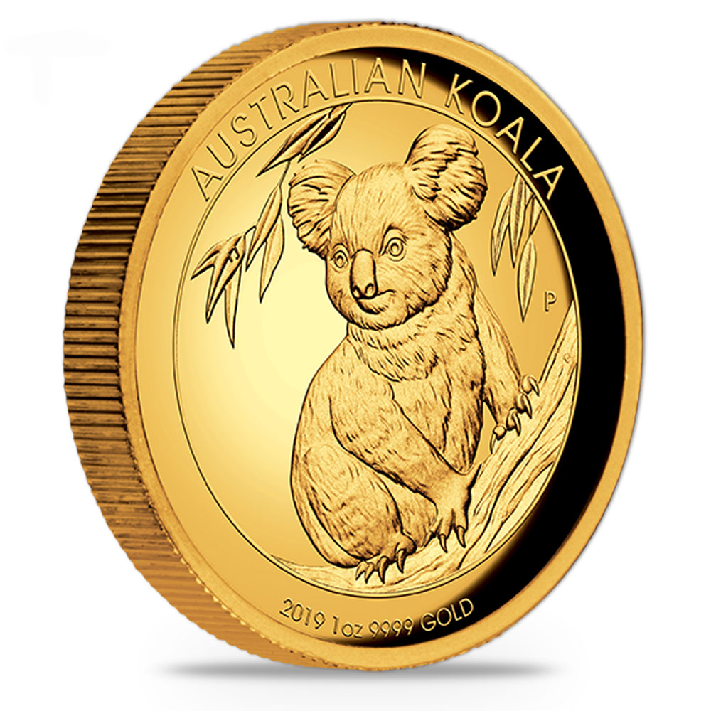 1 Oz Gold High Relief Koala 2019