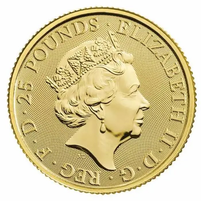 Queens Beast 25 Pfund White Horse 2020