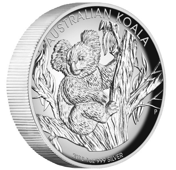 Australien Koala 1 Unze Silbermünze High Relief 2013
