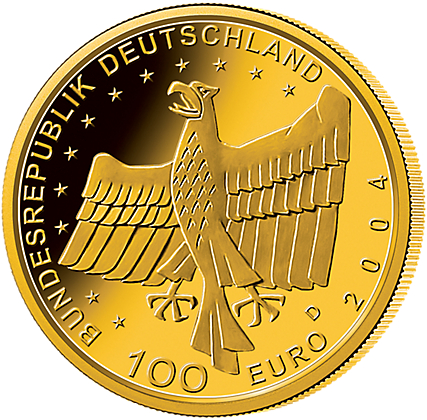 Bundesadler Bamberg Goldmünze 100 Euro