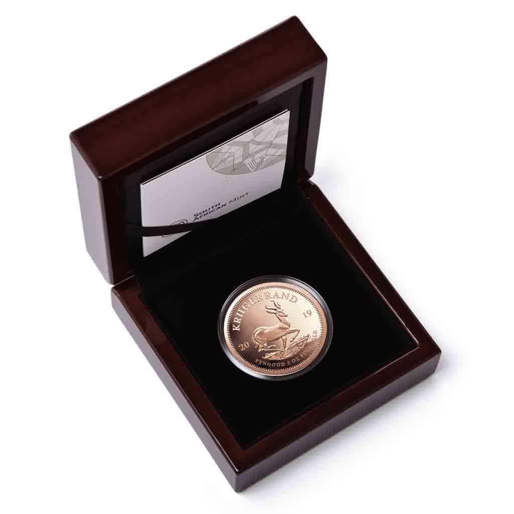 Sammlerbox Krügerrand 2 Unzen Gold Proof 2019
