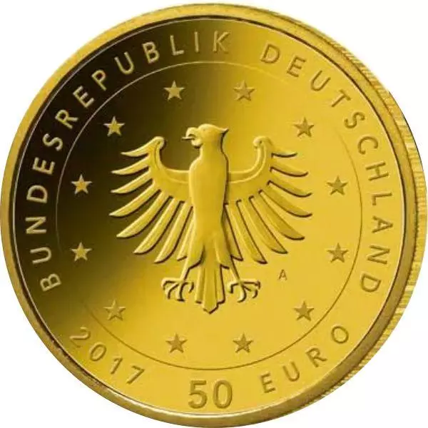 50 Euro Lutherrose Gold