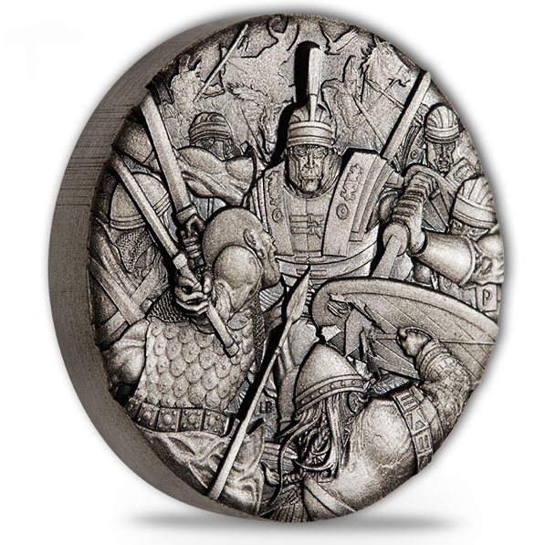 Warfare - Roman Legion - 2 Oz Silber Antik Finish *