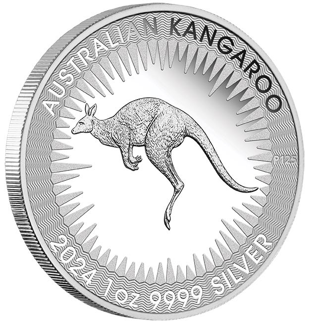 Känguru 1 Oz Silber Proof - KING CHARLES - 2024 +Box +COA