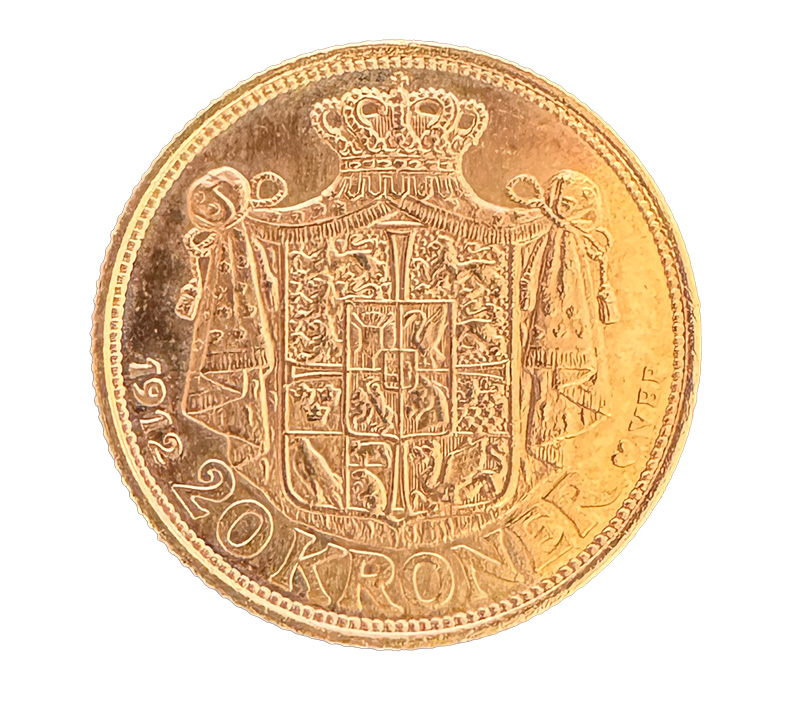 20 Kronen Verschiedene Jahrgänge Frederik VIII Dänemark