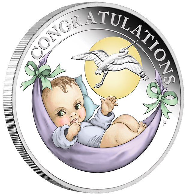 Newborn Baby 1/2 Unze Silber 2022 + Geschenkverpackung*