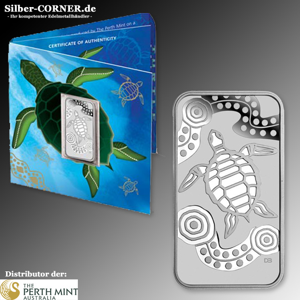 2009 Turtle Dreaming 1 Oz Silber + Presentation Pack*