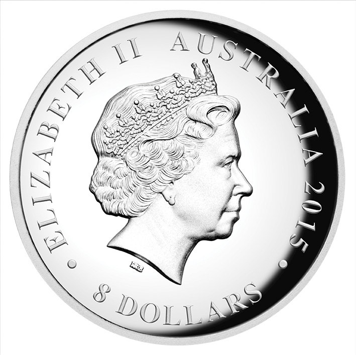 8 Dollar Kookabura Silber 2015