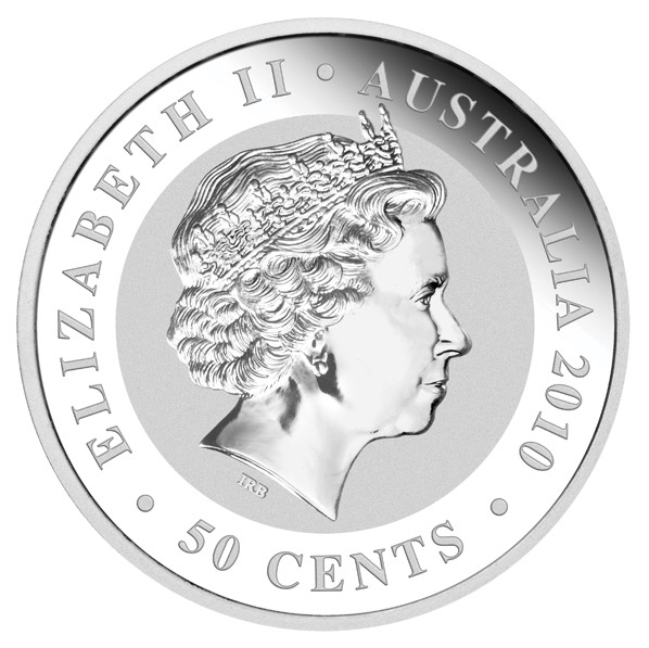 Rückseite Australien Koala 1/2 Unze Silber 2010