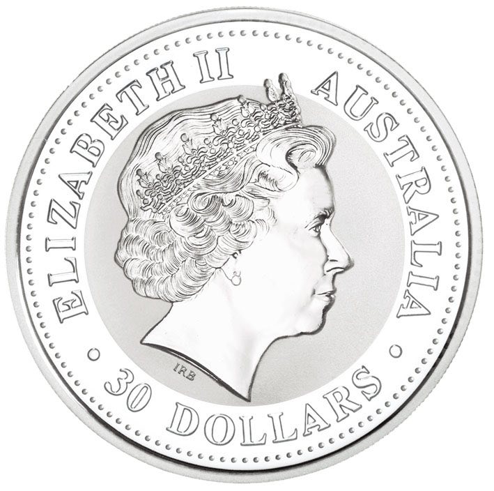 Lunar I Schwein 30 Dollar Australien 2007