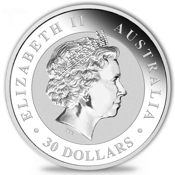 Nennwert 30 Dollar Kookaburra 1 KG Silber 2018