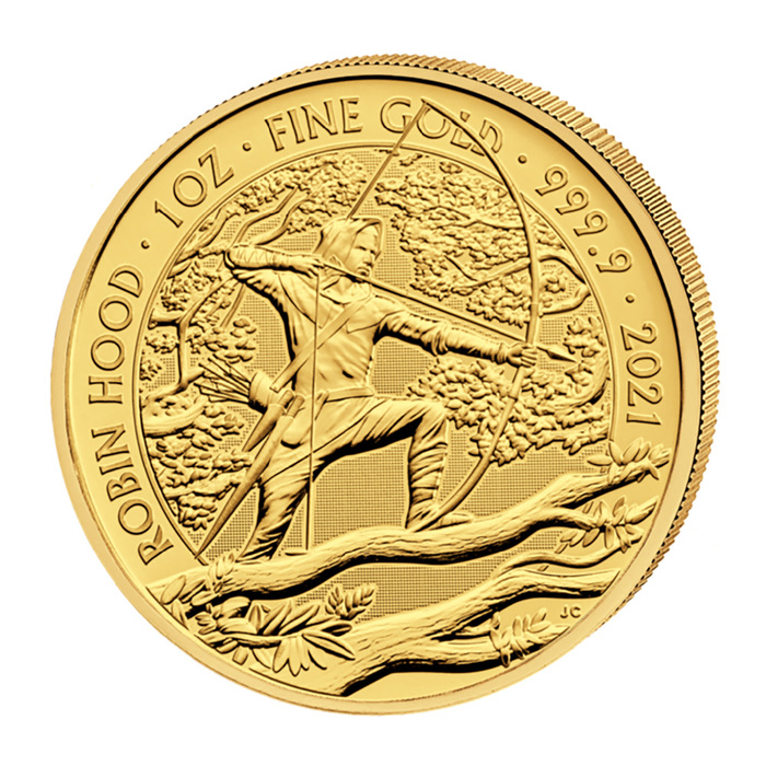 Robin Hood 1 Oz Gold 2021 Rückseite Motiv kaufen